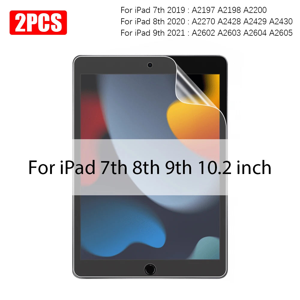 2PCS Paper Film Like For Ipad 10 10th Pro 13 M4 12.9 2025 Screen Protector For Ipad Air 11 5 4 M3 M2 A16 9th Generation Mini 6 7