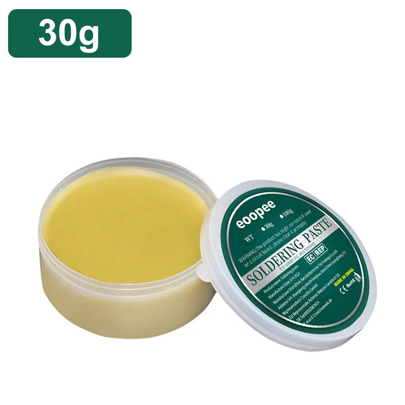 Solder Paste Rosin Flux 10g/30g/100g Lead-free Welding Flux Iron Repair Welding Paste Soldering Tin Soldering Oil Soldering Flux