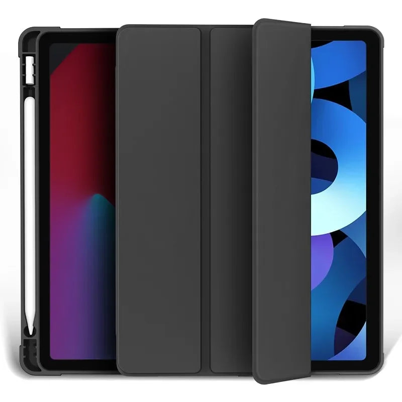 Case for iPad 10.2 Pro 11 13 9.7 Mini 6 10.5 Air 3 Smart Cover with Pencil Holder iPad 11th 10th 9th 8th 7th 6th 5th 2025 Fundas