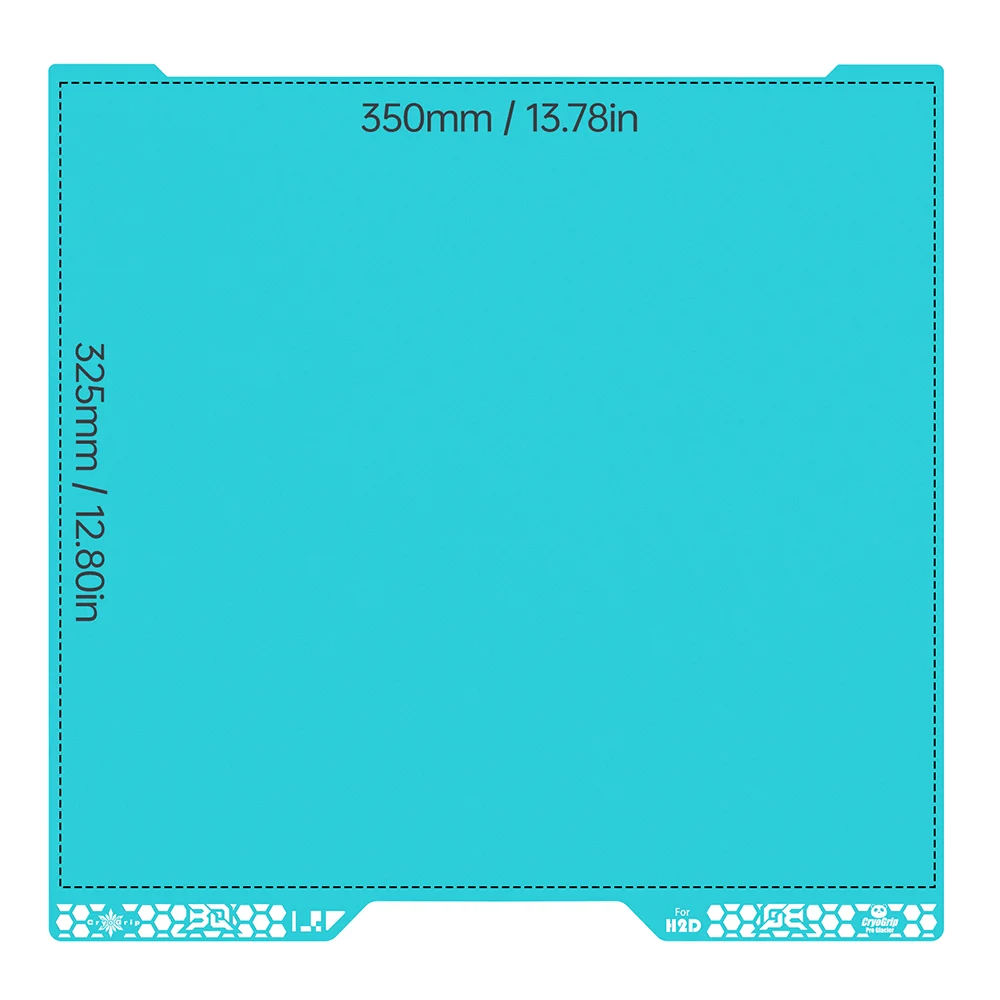 BIGTREETECH Panda Build Plate CryoGrip Pro 350x325mm Double-side Heatbed 3D Printer Parts For Bambulab H2D 3D Printer