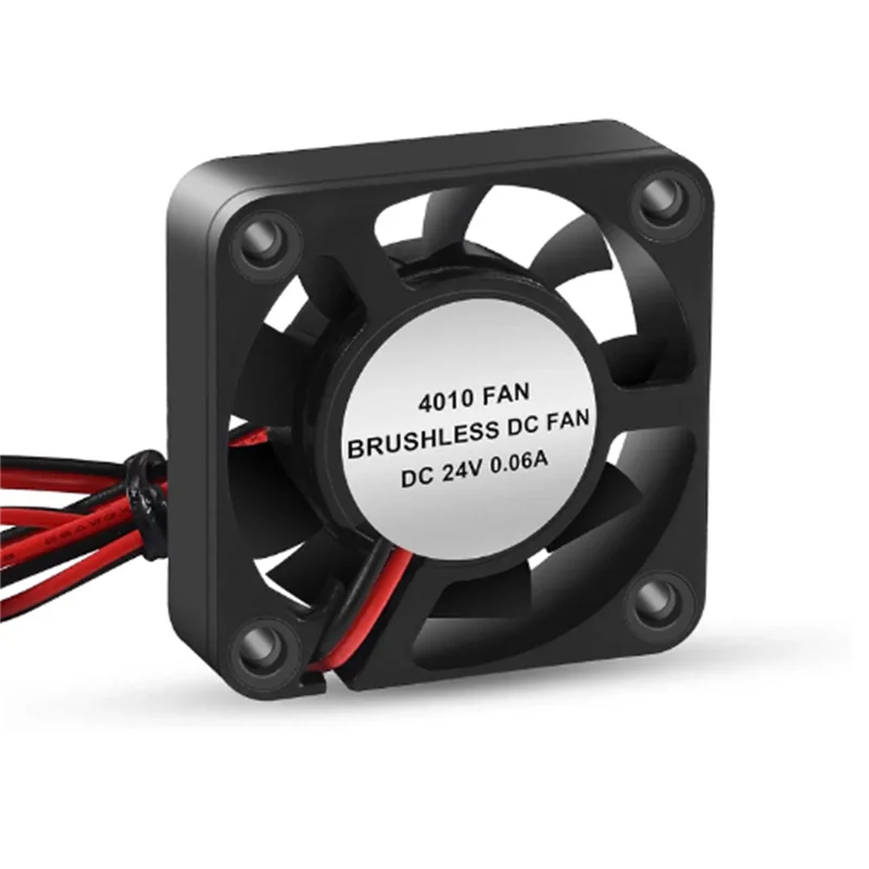 4PCS 3D Printer Cooling Fan 4010 Blower 40X40 X 10mm Hydraulic Bearing Brushless DC 12v 24v Cooling Fans for 3D Printer