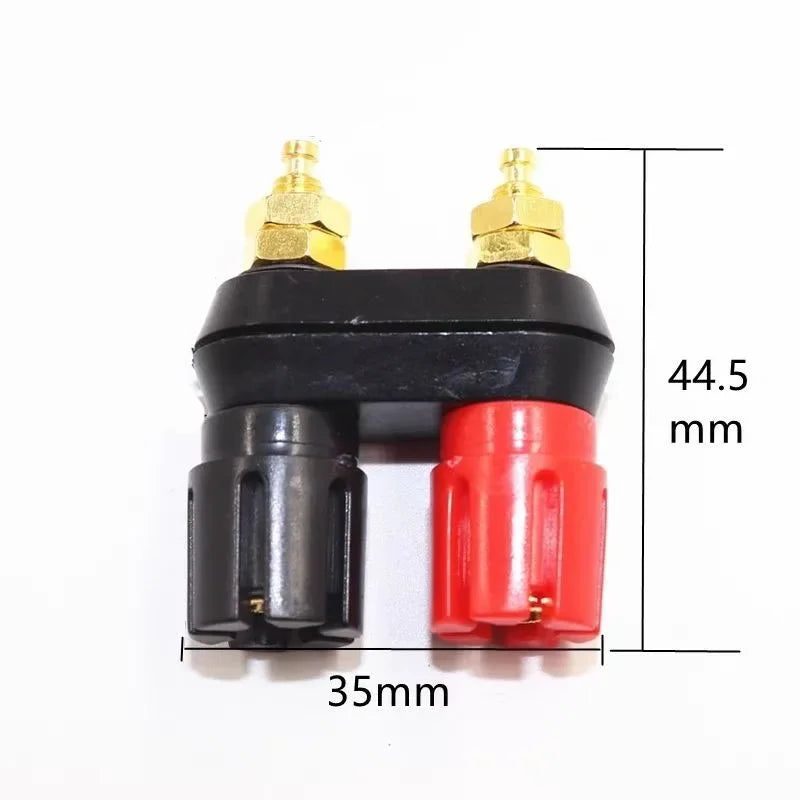 1 pcs Speaker banana plug BINDING POST terminal connector banana socket Dual Female Banana Plug for Speaker Amplifier