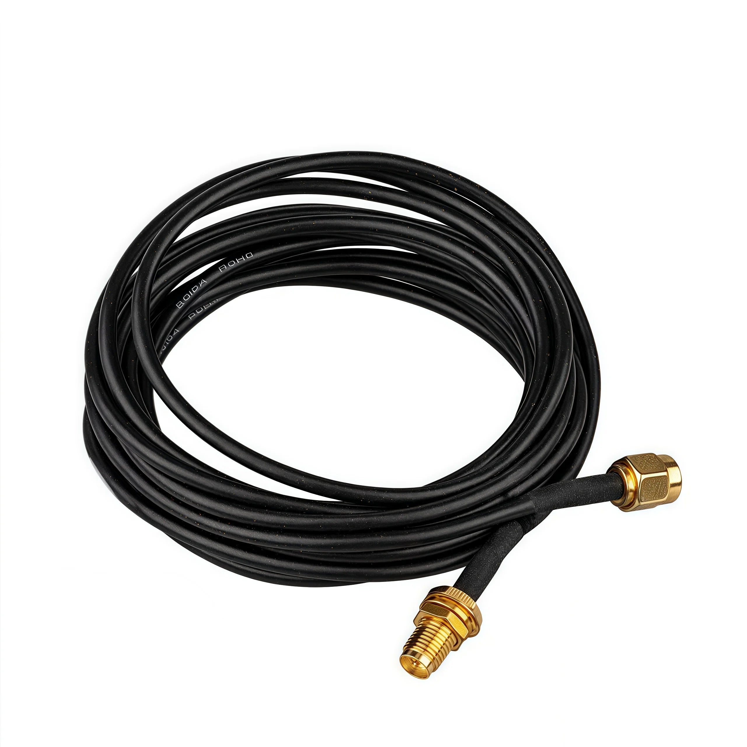 RP-SMA to SMA Extension Cable - Male to Female Coaxial Feeder Wire for WiFi Antenna/Router/RG174 Network Card