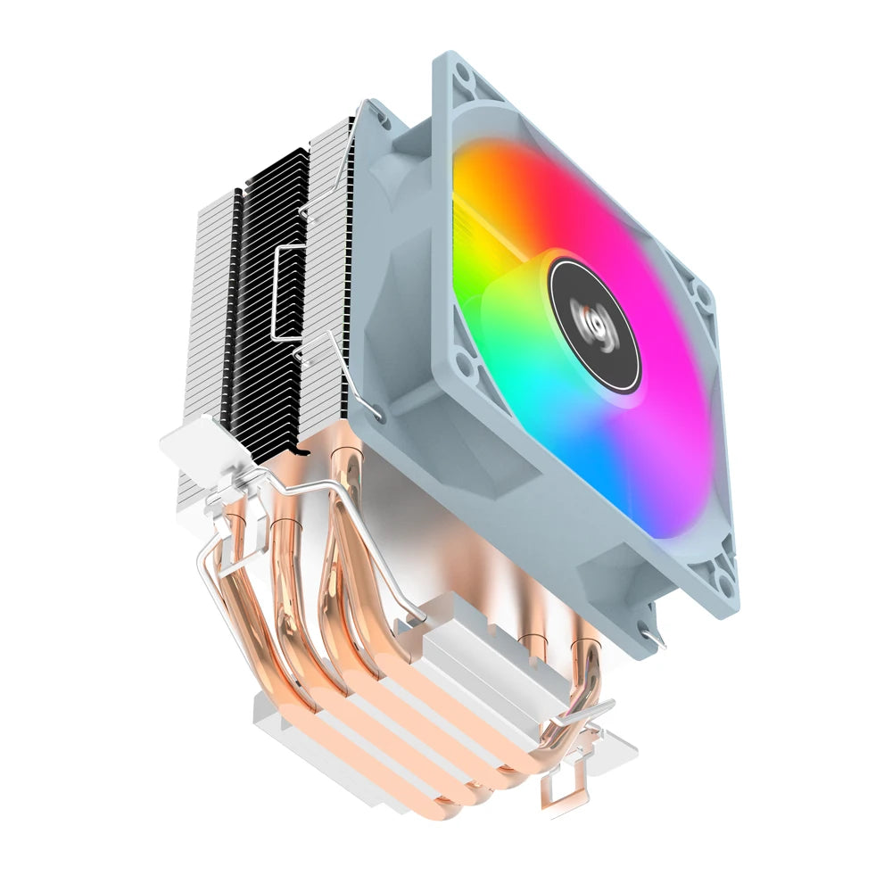 Aigo ICE CPU Cooler 2 4 6 Heat Pipes PC Radiator PWM 3PIN 90mm CPU Cooling Silent Rgb Fan For Intel 1700 1150 1156 1366 1155 AMD