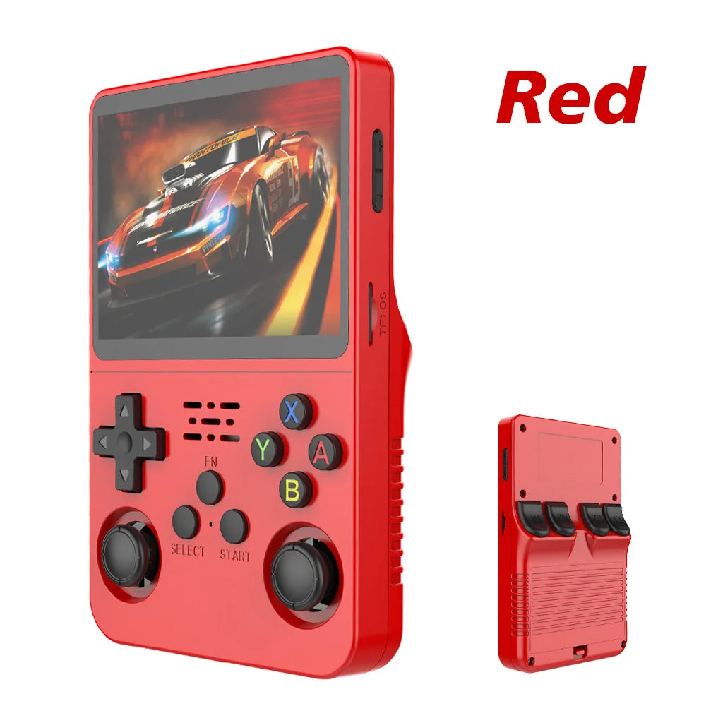 Open Source R36S Retro Handheld Video Game Console Linux System 3.5 Inch IPS Screen Portable Pocket Video Player 64GB Games