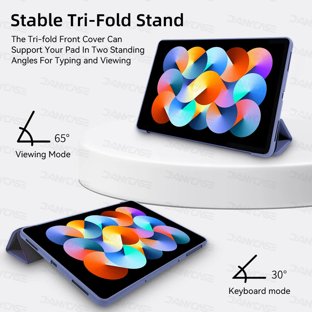 For Xiaomi Redmi Pad Pro 12.1" 2024 Case Flip Stand PU Protective Cover for RedMi Pad SE 11in 2023 Tablet Accessories