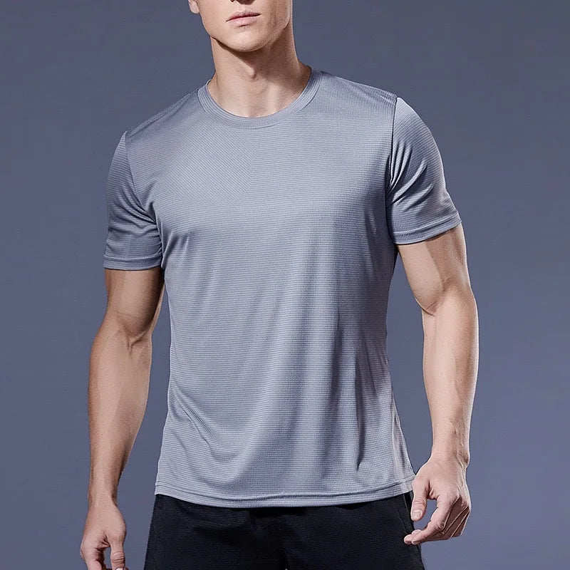 Running Shirts Soccer Shirts Men's Jersey Sportswear Mens Jogging T-Shirts Quick Dry Compression Sport T-Shirt Fitness Gym