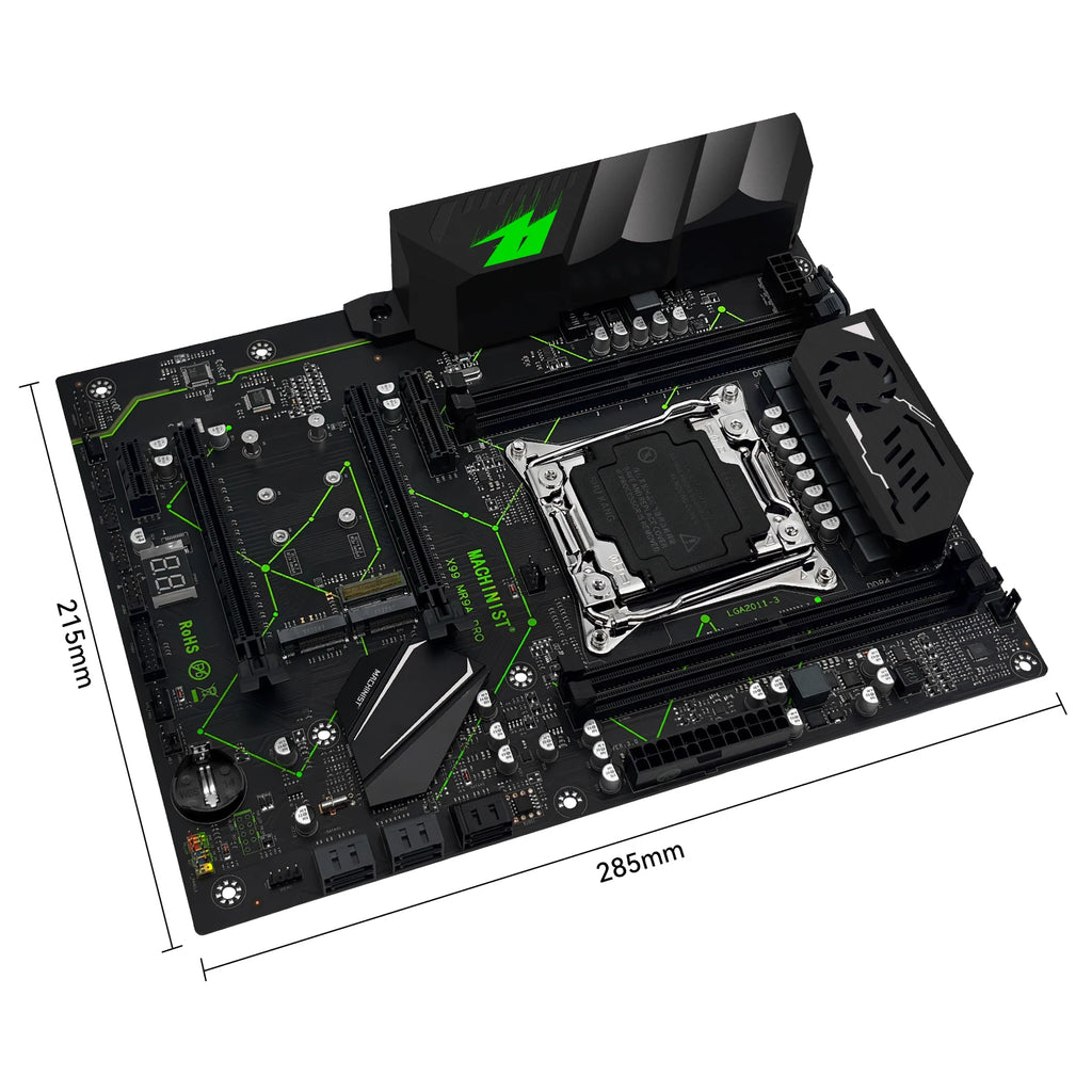 MACHINIST X99 TPM2.0 Motherboard Optional Xeon E5 2666 V3 CPU And DDR4 16GB RAM Kit Set Four Channel ATX MR9A PRO USB3.0