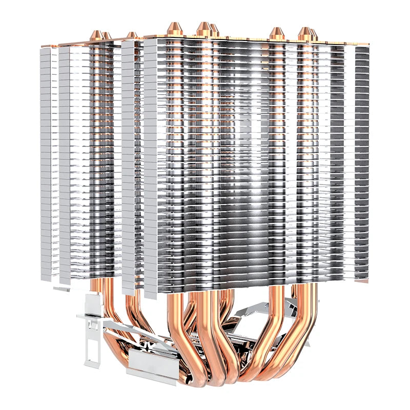 6 Heat Pipe CPU Cooler 4Pin PWM PC Quiet Air Cooler Fan for Intel LGA 1366 1700 1200 1150 1151 1155 2011 X79 X99 AM3 AM4 AM5
