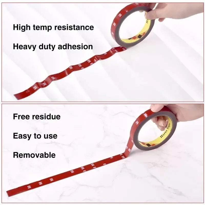Strong Double Sided Adhesive Tape With High Viscosity For Automotive Use High Temperature Resistant Fixed Adhesive Patch