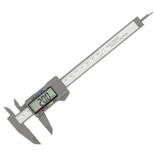 150mm 100mm Electronic Digital Caliper Carbon Fiber Dial Vernier Caliper Gauge Micrometer Measuring Tool Digital Ruler