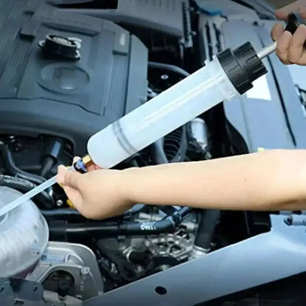 0.5L OilFluid Extractor Filling Oil Change Syringe Bottle Transfer Automotive Fuel Extraction Pump Hand Tool Oil Extractor Pump