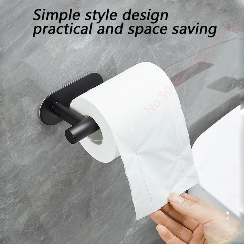 1~2PCS Toilet Paper Rack Bathroom Paper Towel Holder Adhesive Absorbent Paper Dispenser WC Kitchen Hardware Storage Accessories