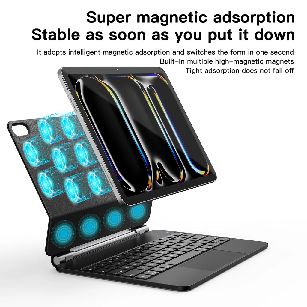 Magic Keyboard for iPad Air 4 Air 5 Air 6 Air 7 11 inch case for iPad Pro 11 inch 2018-2022 Generation Cover Smart Cover