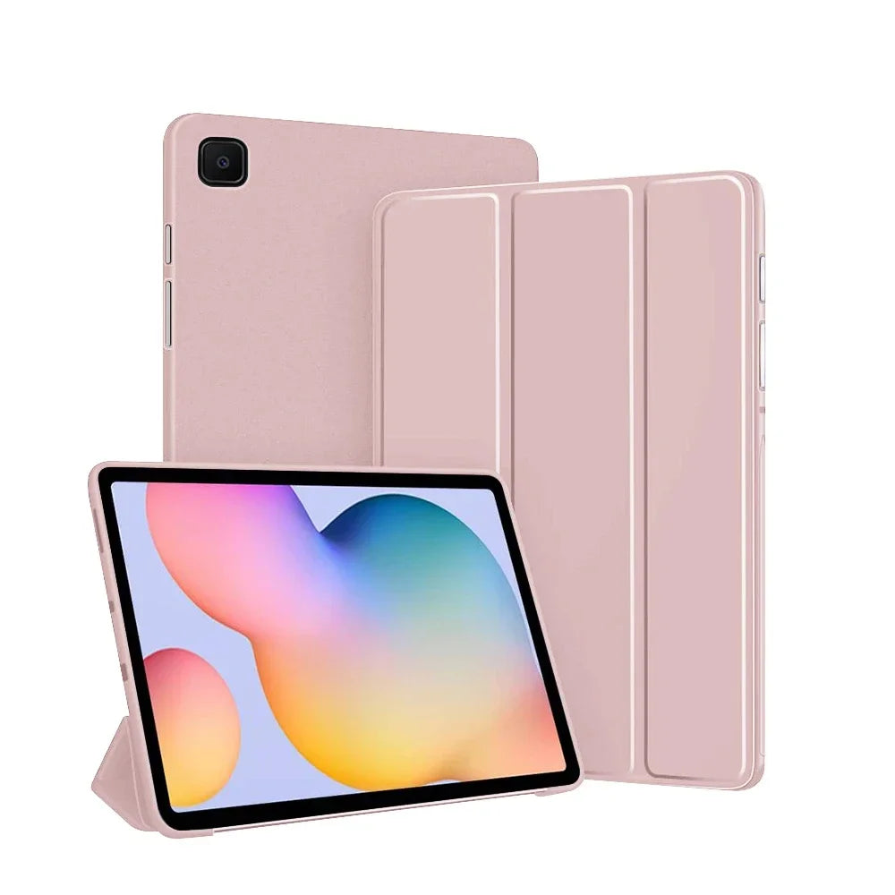 Case Fit Samsung Galaxy Tablet Case for S6 lite Tab A9 A8 A7 S7 S8 S9 and Plus FE Smart Auto Sleep Wake Function Silicone Cover