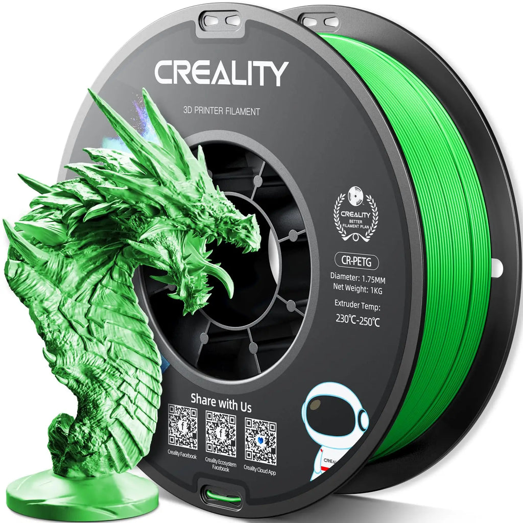 Creality Official PETG 3D Printer Filament 1.75mm 12 rolls Bundle  High Precision Strong Toughness Odorless Flow Moistureproof