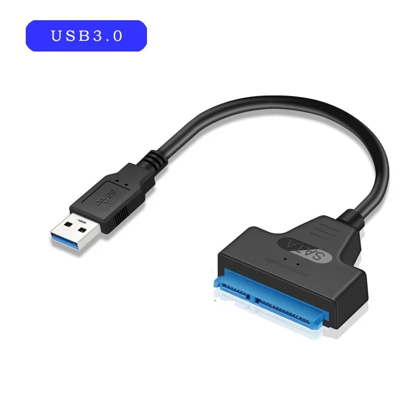 Coolcirc USB 3.0 To Sata Cable For 2.5 Inch External HDD SSD Hard Drive Adapter SATA To USB Hard Disk Adapter Cable