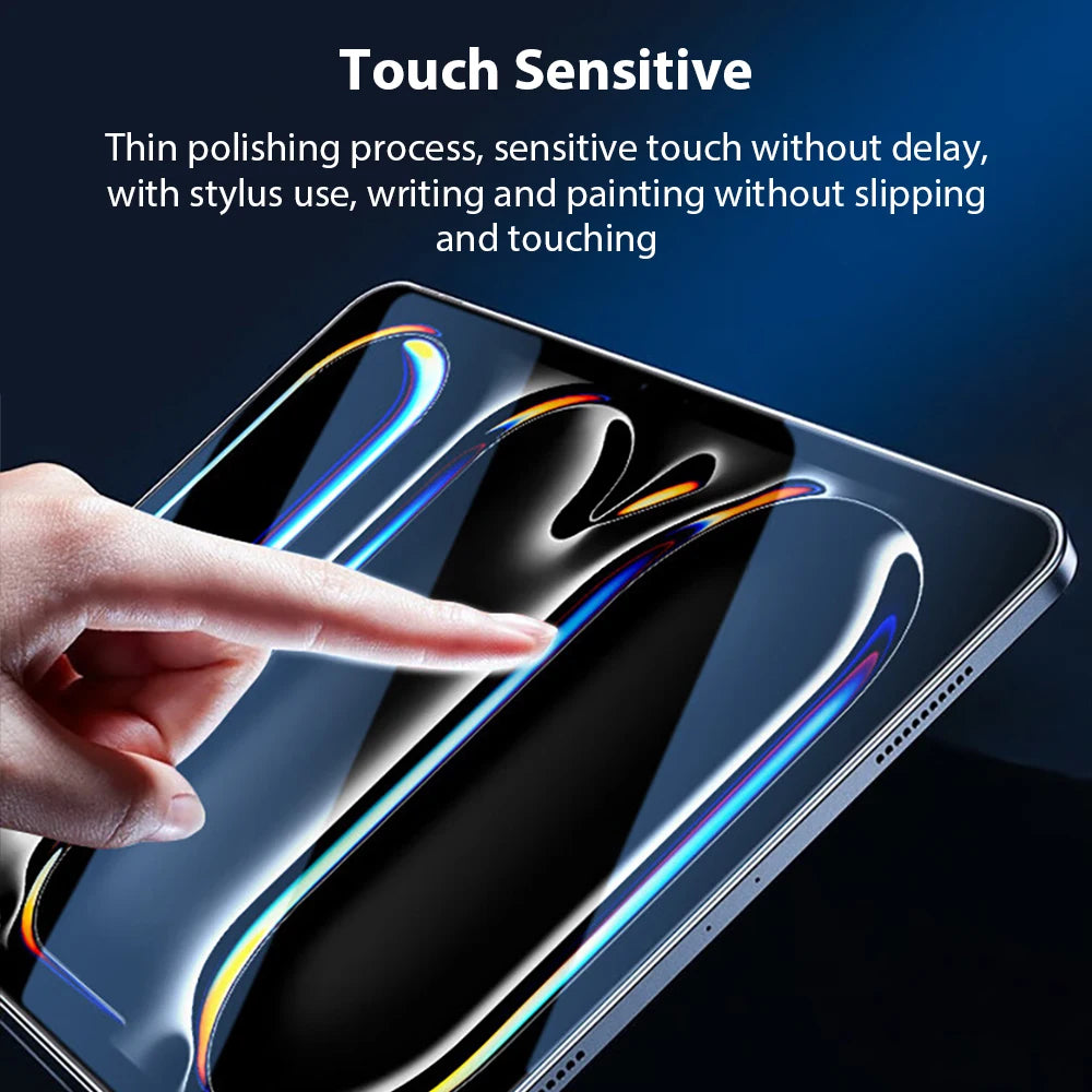 2Pcs Tempered Glass Screen Protector For Ipad Pro 13 12.9 M4 Air 11 M3 M2 5 4 Mini 6 7 9 9th 10 10th Generation A16 Accessories